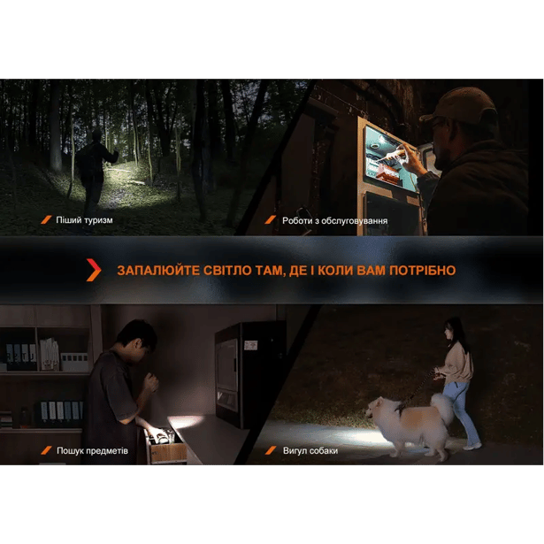 10 - Фонарь ручной Fenix LD12R. Черный