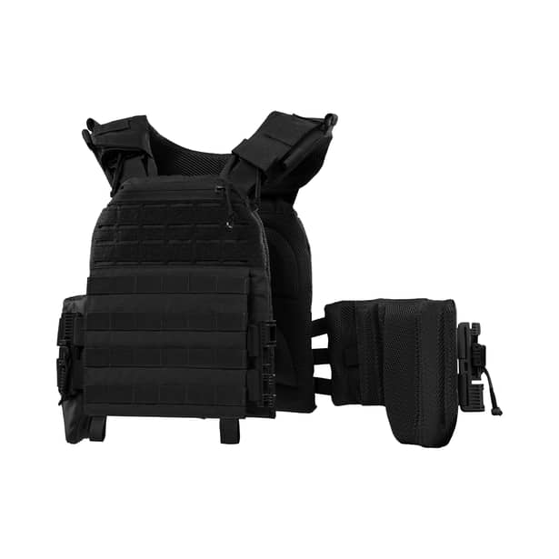 3 - Плитоноска TUR PRO Gen 2, система швидкого скидання. Molle. Колір Чорний. Розмір M.