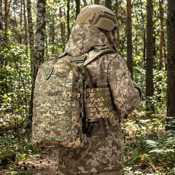 10 - Тактический рюкзак на 10л. Cordura 1000D. Пиксель