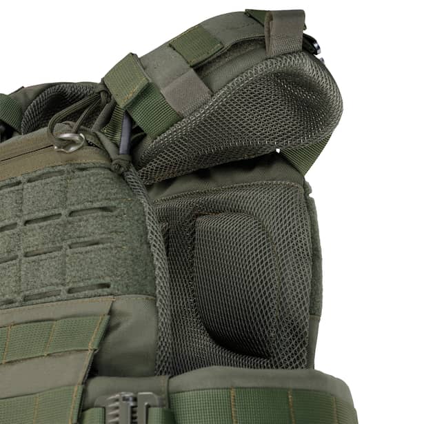 4 - Плитоноска TUR PRO Gen 2, система швидкого скидання. Molle. Колір Олива. Розмір M.