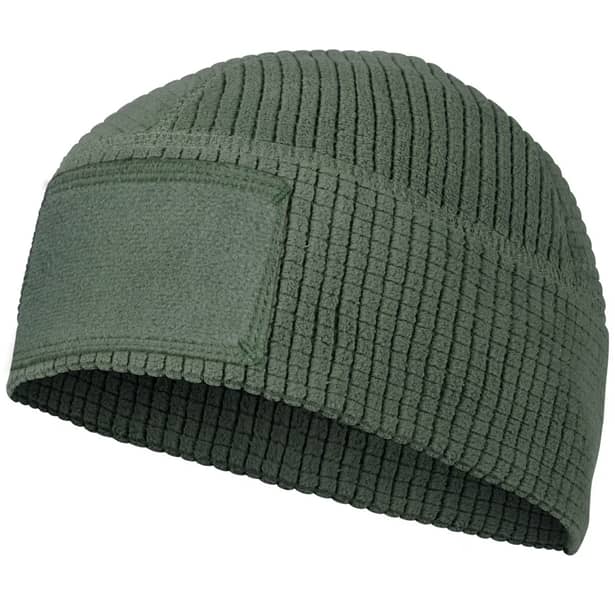 1 - Шапка-подшлемник флисовая Helikon RANGE Beanie. Олива