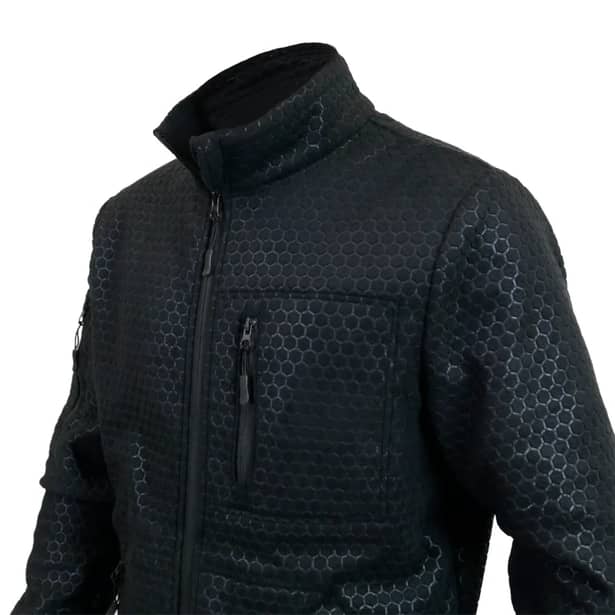 3 - Кофта тактична флісова Militex Windblock. Чорний