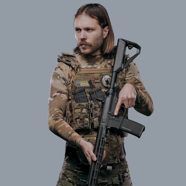 8 - Рашгард, колір Мультикам, поліестер. Розмір S