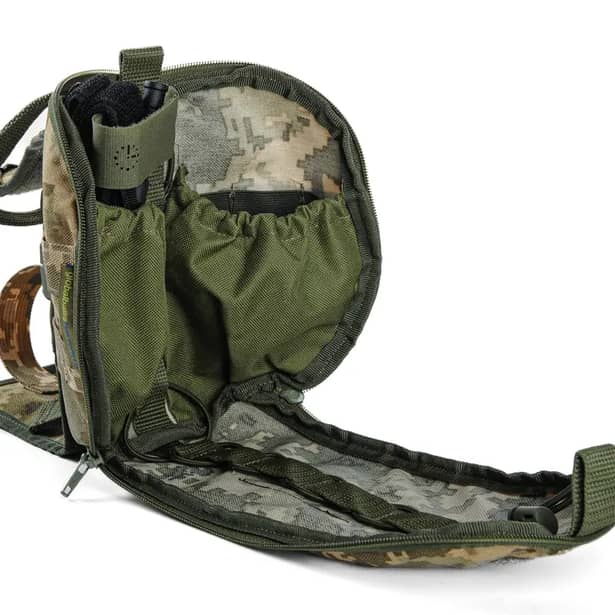 5 - Тактический подсумок под аптечку. Сумка-аптечка. Пиксель ММ14