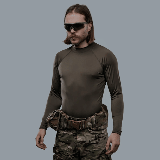 2 - Рашгард, колір Олива, поліестер. Розмір S