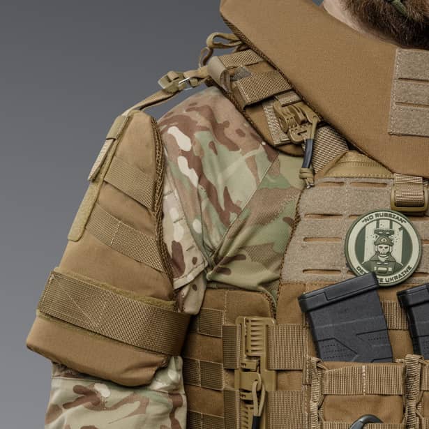 5 - Балістичний захист плечей 2-го класу захисту. CORDURA 1000D. Койот