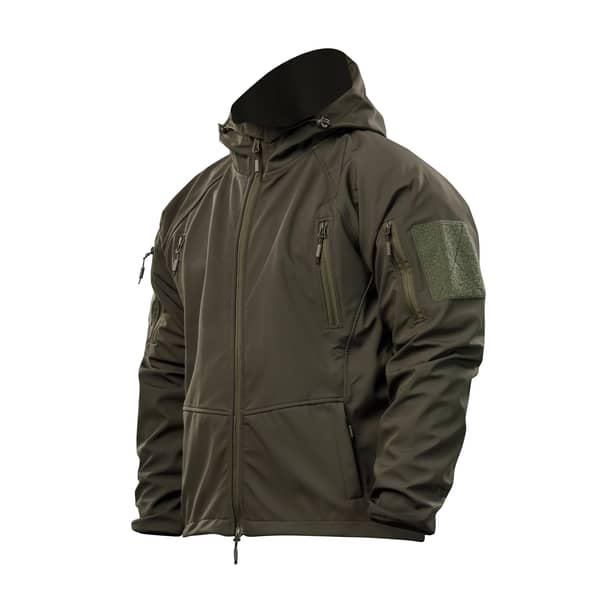 1 - Куртка тактична SoftShell APEX Shield Storm. Осінь-Весна Олива. Розмір S