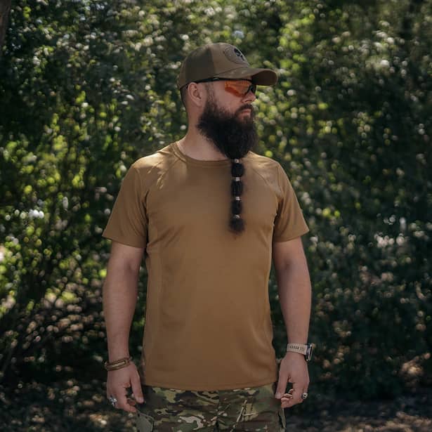 2 - Футболка Combatant Striker. Койот. Розмір S
