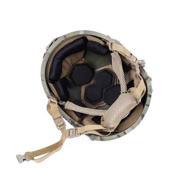 2 - Облегченный тактический шлем Combatant SuperLITEweight 1.1 kg. Баллистический (NIJ IIIA). Мультикам. Размер L