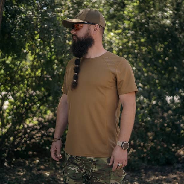 6 - Футболка Combatant Striker. Койот. Розмір S