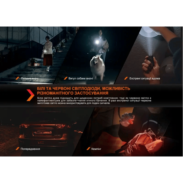 9 - Фонарь наключный Fenix E03R V2.0. Синий