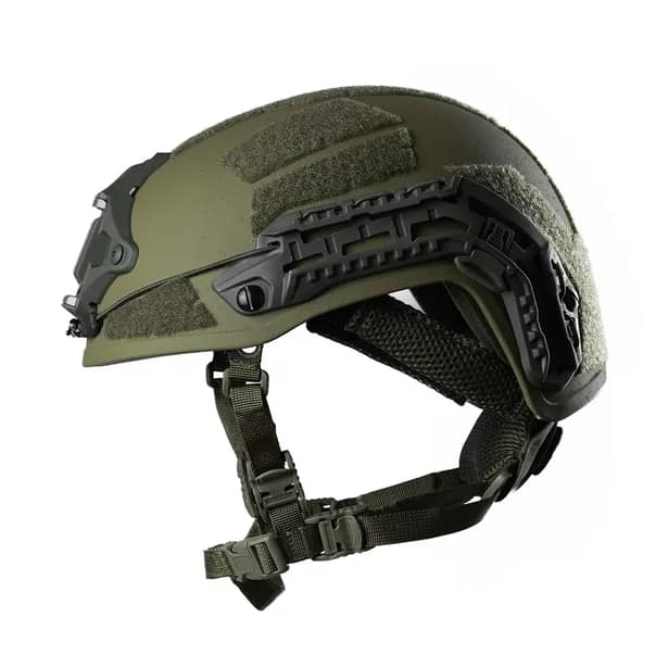 5 - Полегшений тактичний шолом Combatant SuperLITEweight 1.1 kg. Балістичний (NIJ IIIA).  Олива. Розмір L