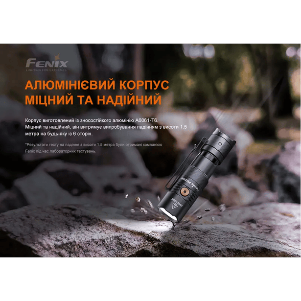 19 - Фонарь ручной Fenix PD25R. Черный