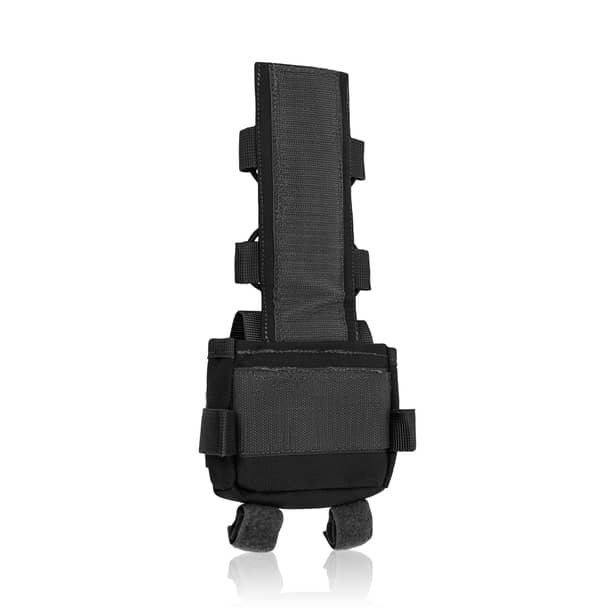 3 - Подсумок-противовес для шлема (крепление на тыловую часть). Cordura 500D. Черный