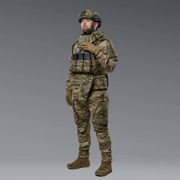 2 - Бронекостюм ГАРТ V.3. 2-го класу захисту. Мультикам. Розмір L