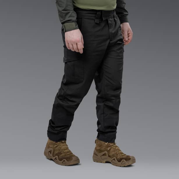 5 - Тактичні штани Battlegear Cargo. Колір Чорний. Розмір S