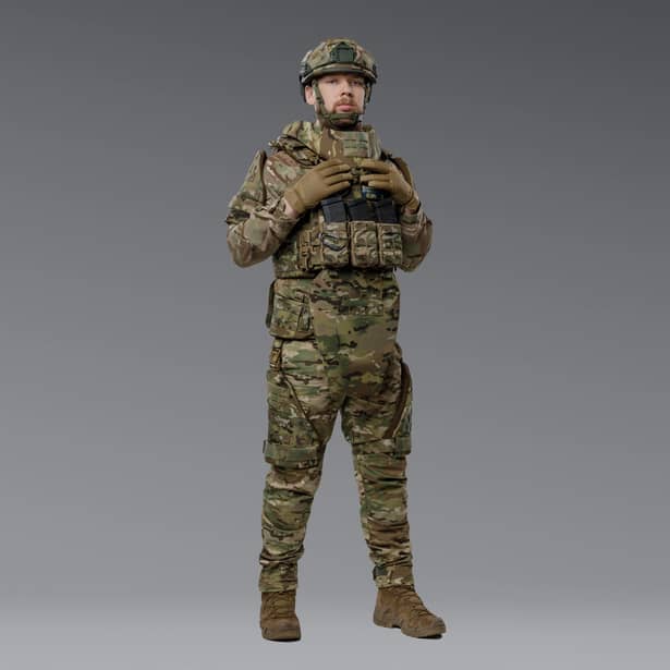 4 - Бронекостюм ГАРТ V.3. 2-го класу захисту. Мультикам. Розмір XL