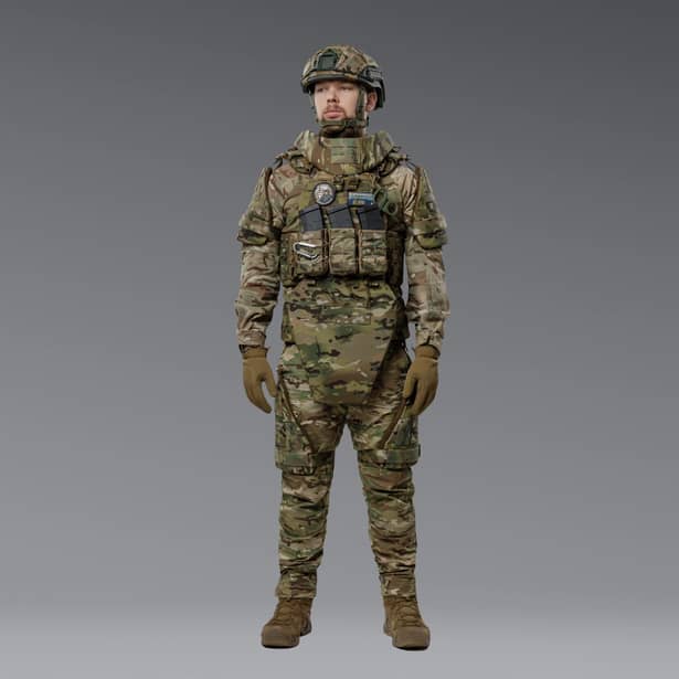 5 - Бронекостюм ГАРТ V.3. 2-го класу захисту. Мультикам. Розмір XL