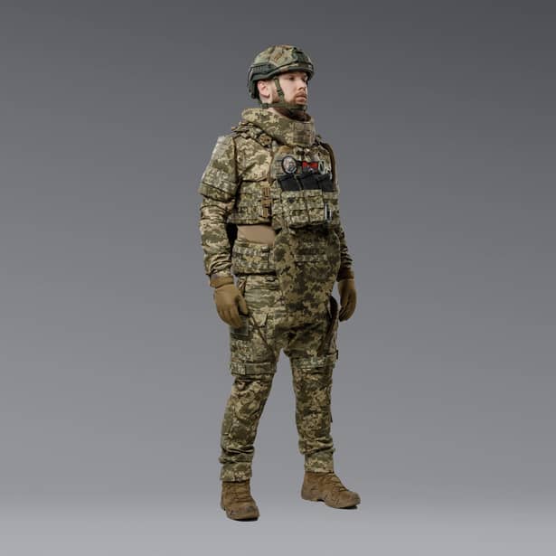 4 - Бронекостюм ГАРТ V.3. 2-го класу захисту. Піксель. Розмір XL