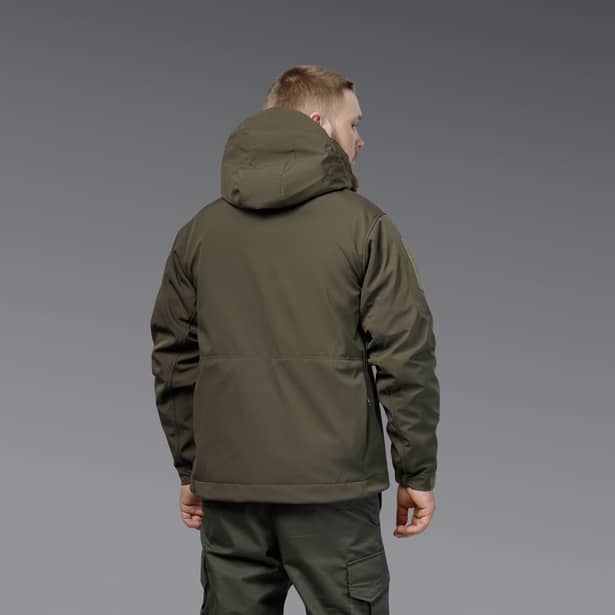 5 - Куртка тактична SoftShell APEX Flex. Осінь-Весна Олива. Розмір XL