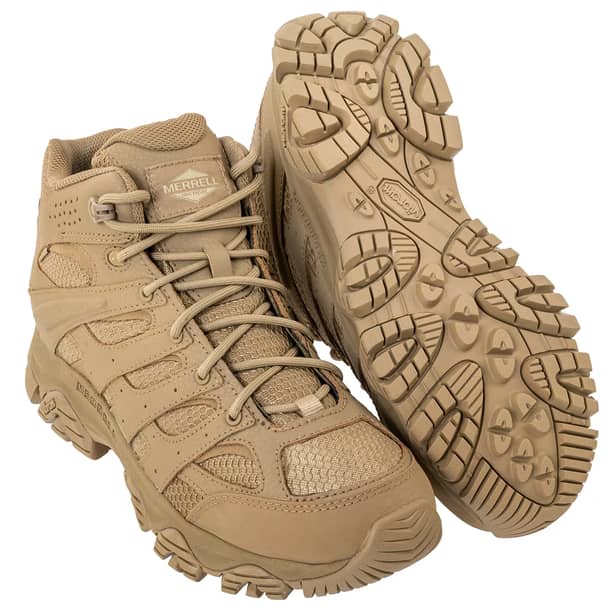 1 - Тактичні черевики Merrell MOAB 3 Mid Tactical Waterproof. Койот