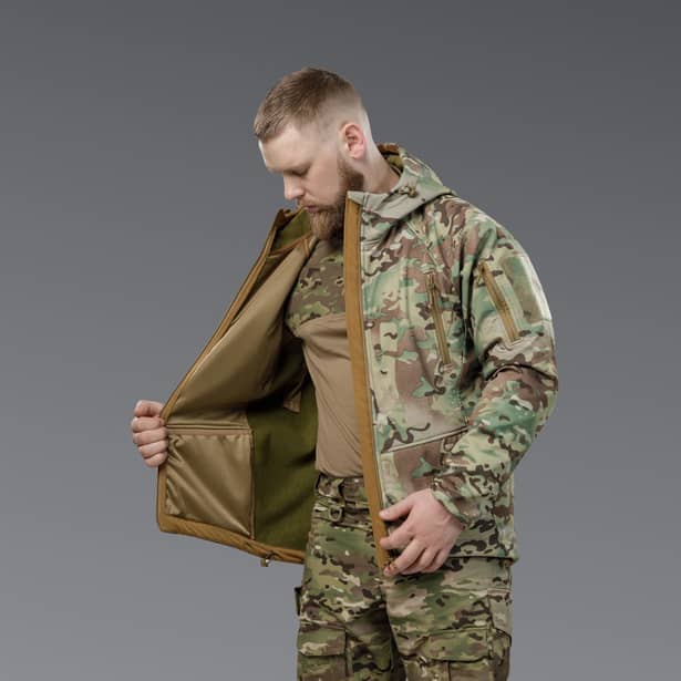 6 - Куртка тактична SoftShell APEX Shield Storm. Осінь-Весна Мультикам. Розмір M