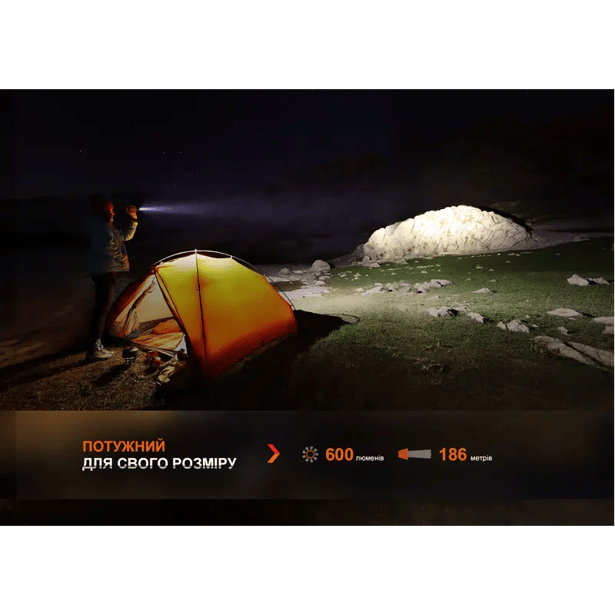 6 - Фонарь ручной Fenix LD12R. Черный