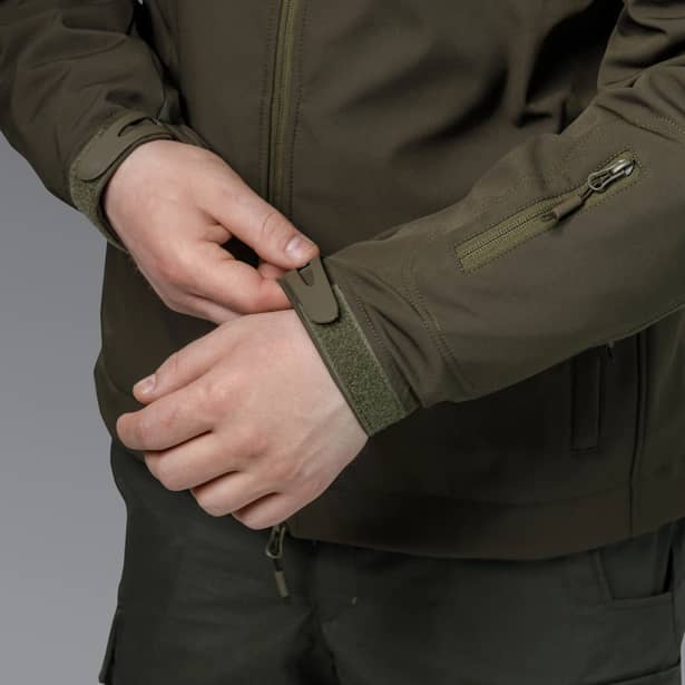 13 - Куртка тактична SoftShell APEX Flex. Осінь-Весна Олива. Розмір XL