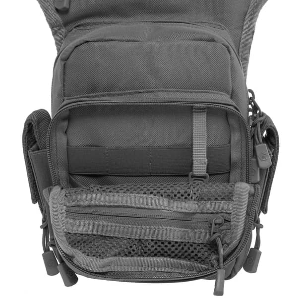 7 - Набедренная сумка Pentagon Max S 2.0 Thigh Pouch 3.7 л. Серый