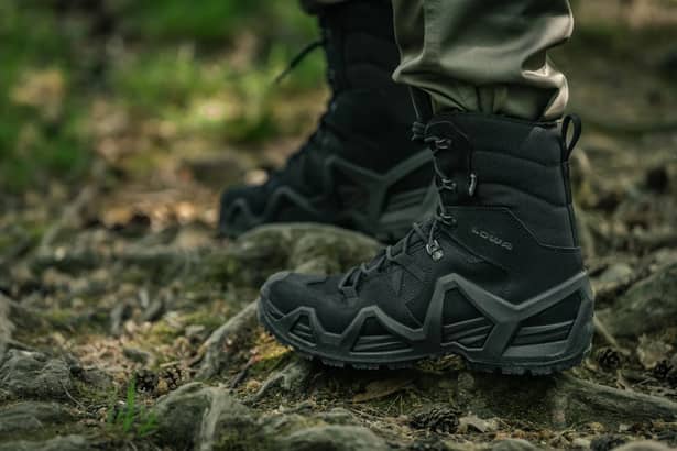 13 - Тактичні берці Lowa Zephyr HI MK2 Gore-Tex® MID TF. Чорний