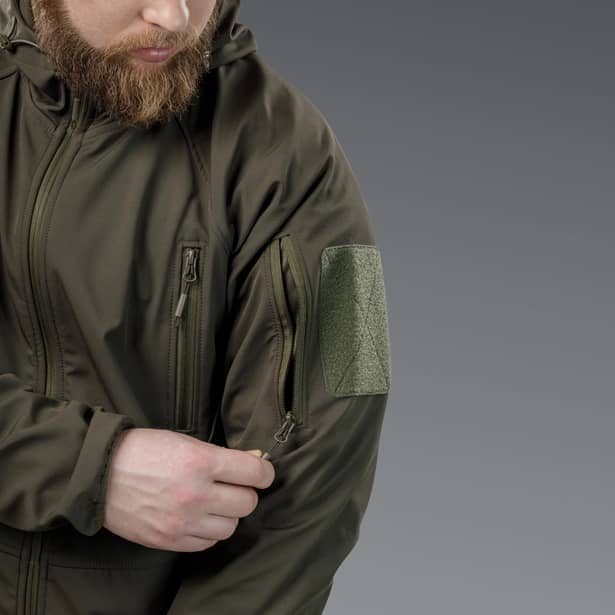 11 - Куртка тактична SoftShell APEX Shield Storm. Осінь-Весна Олива. Розмір S