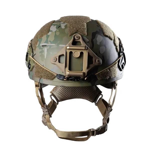 4 - Облегченный тактический шлем Combatant SuperLITEweight 1.1 kg. Баллистический (NIJ IIIA). Мультикам. Размер L