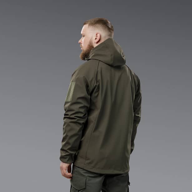 3 - Куртка тактична SoftShell APEX Shield Storm. Осінь-Весна Олива. Розмір S