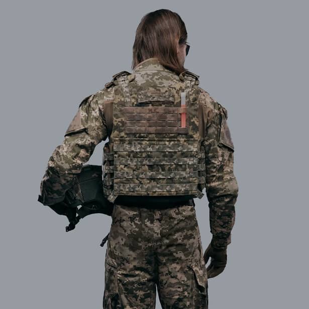4 - Плитоноска VEPR, збільшена площа захисту. (аналог IOTV G4) Molle. Колір Піксель. Розмір S