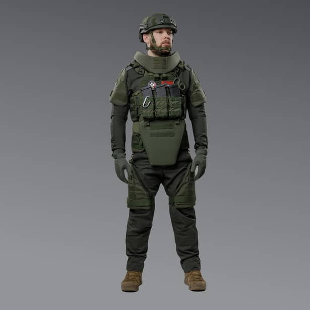 2 - Бронекостюм ГАРТ V.3. 2-го класу захисту. Олива. Розмір L