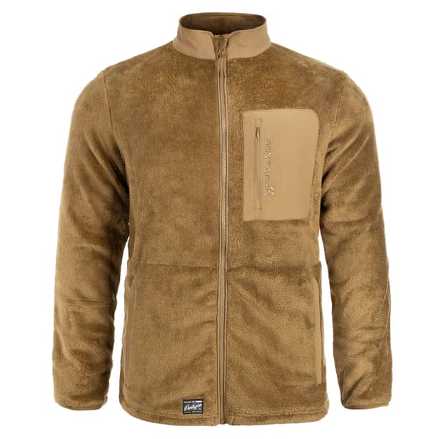 1 - Флисовая кофта Pentagon Grizzly Full Zip. Койот