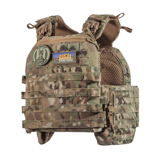 1 - Плитоноска TUR PRO Gen 2 с системой быстрого сброса. Molle. Цвет Мультикам. Размер XL