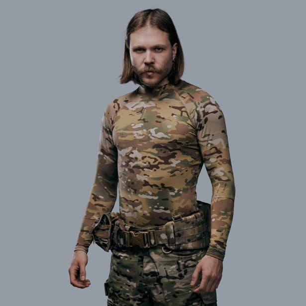 2 - Рашгард, колір Мультикам, поліестер. Розмір S