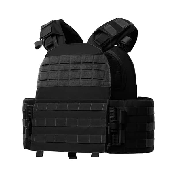 1 - Плитоноска КРУК, система швидкого скидання. Molle. Колір Чорний.