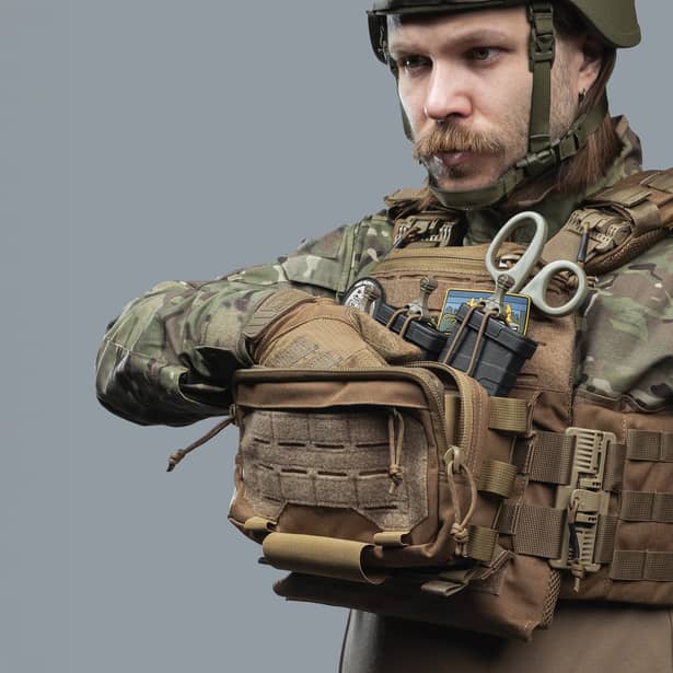 5 - Утилітарний Адмін-підсумок під 3 АК/AR Койот MOLLE