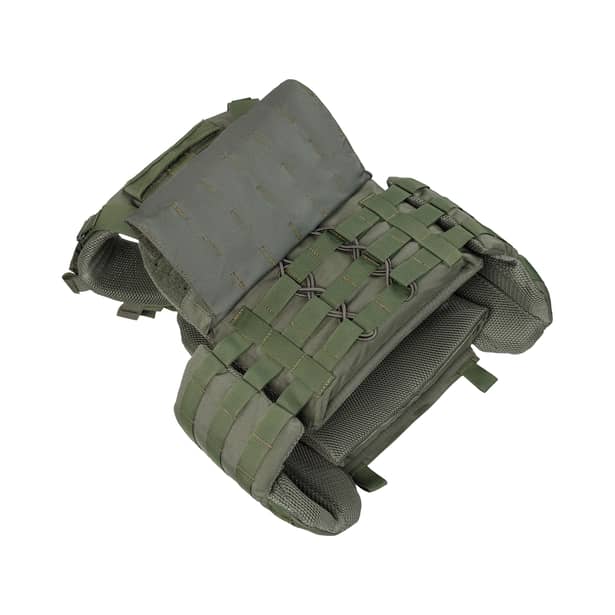 5 - Плитоноска TUR PRO Gen 2, система швидкого скидання. Molle. Колір Олива. Розмір M.