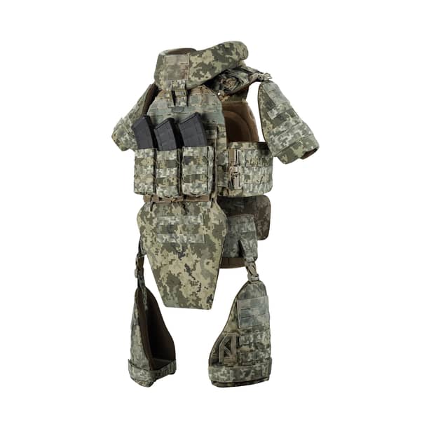 1 - Бронекостюм ГАРТ V.3. 2-го класу захисту. Піксель. Розмір L