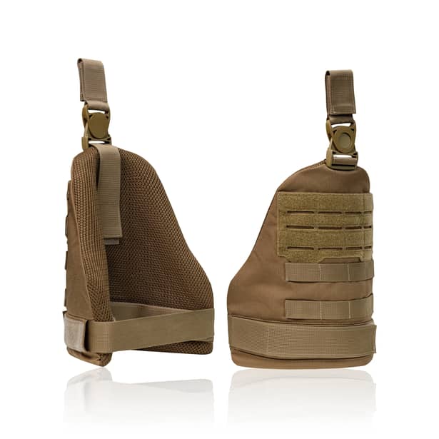 7 - Балістичний захист стегон 2-го класу захисту. CORDURA 1000D. Койот
