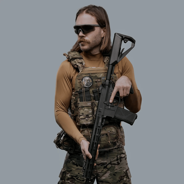 8 - Рашгард, колір Койот, поліестер. Розмір S