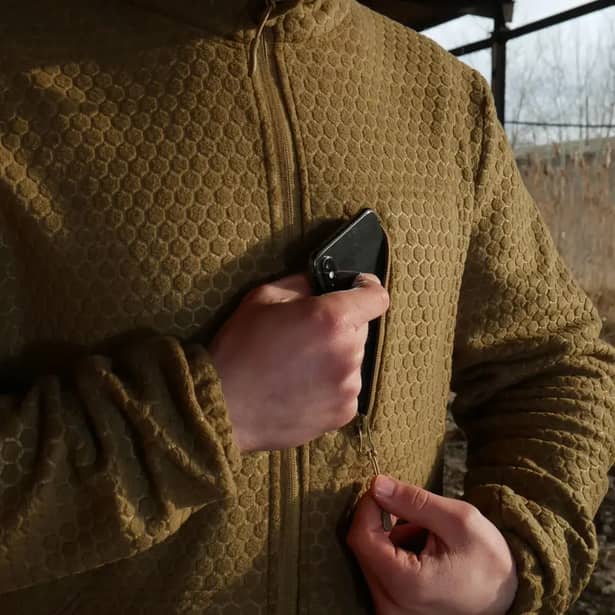 7 - Кофта тактична флісова Militex Windblock. Койот