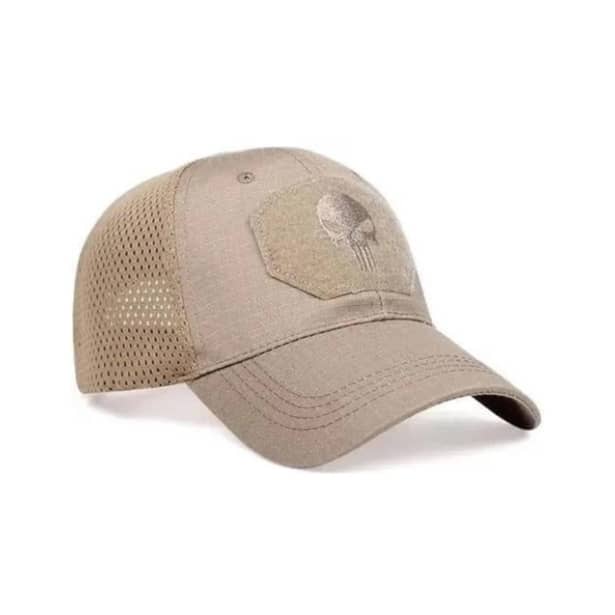 3 - Кепка тактична "Punisher" Rip-Stop з сіткою. Койот