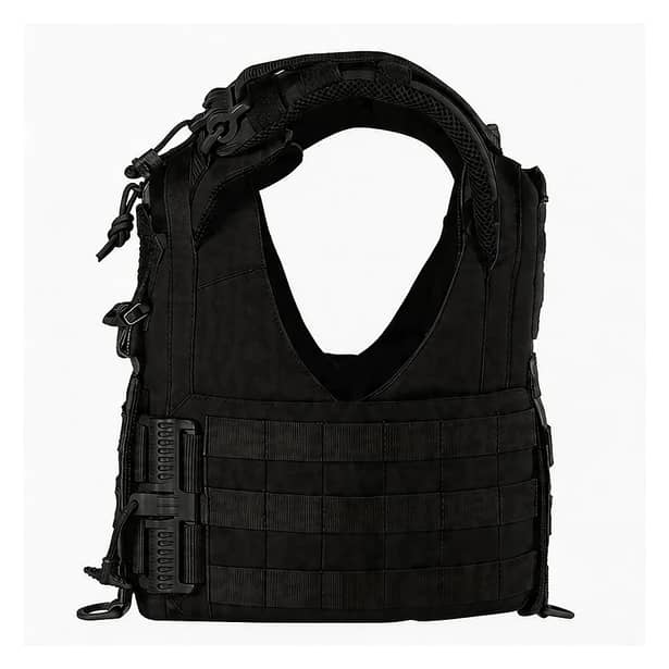 4 - Плитоноска женская Warmor gen.3 FL SPECPROM (for Ladies). Без подсумков. С быстрым боковым и верхним сбросом (без плит). Черный