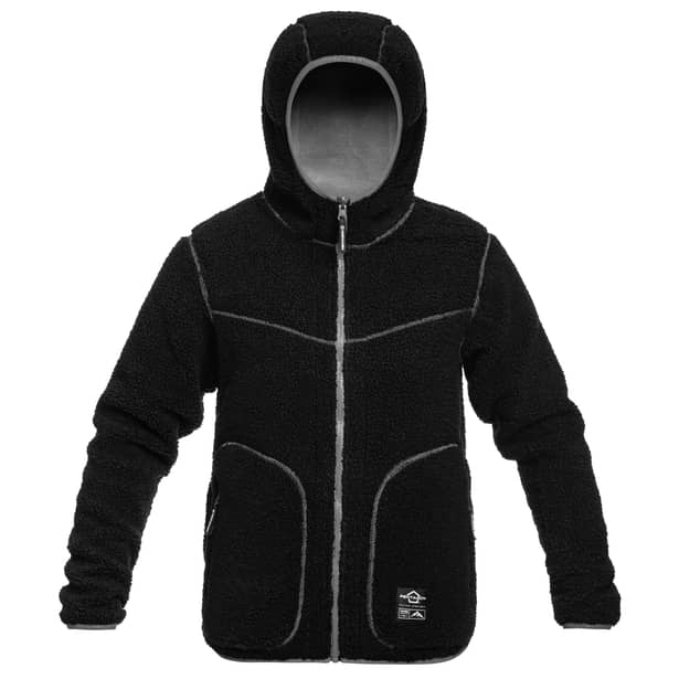 1 - Флісова куртка-кофта Pentagon IANOS SHERPA 2-IN-1. Чорний