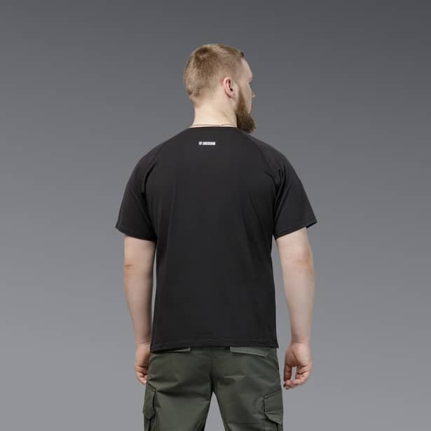 3 - Футболка Urban Cotton. Бавовна/еластан. Чорна. Розмір XL