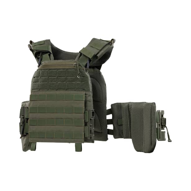 3 - Плитоноска TUR PRO Gen 2, система швидкого скидання. Molle. Колір Олива. Розмір M.